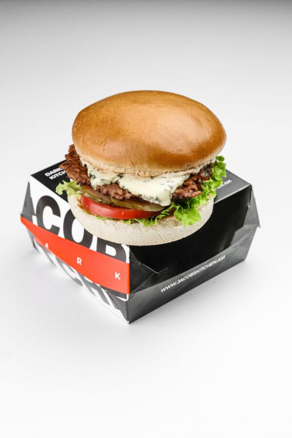 Blue cheese burger