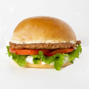 Hamburger with bacon mini