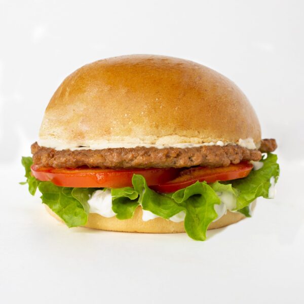 Hamburger with bacon mini
