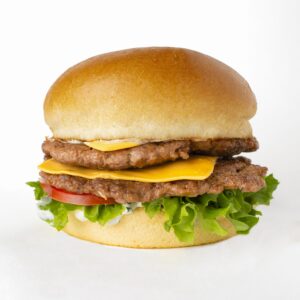 Double smash cheeseburger
