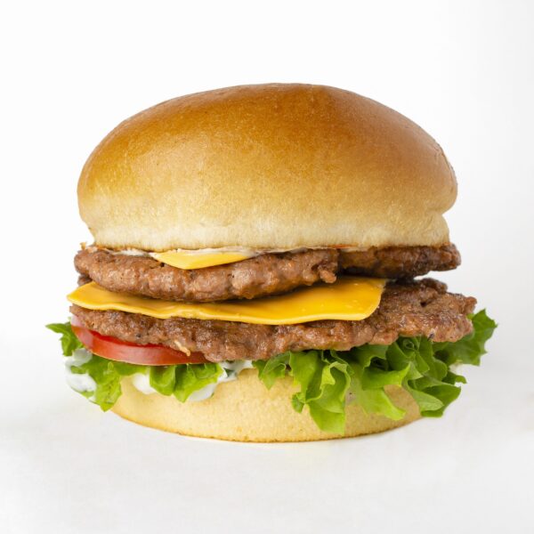 Double smash cheeseburger